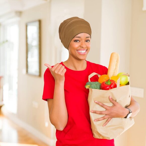 2 PCS Cotton Slouchy Chemo Beanies Set-3 - Picture 5 of 7